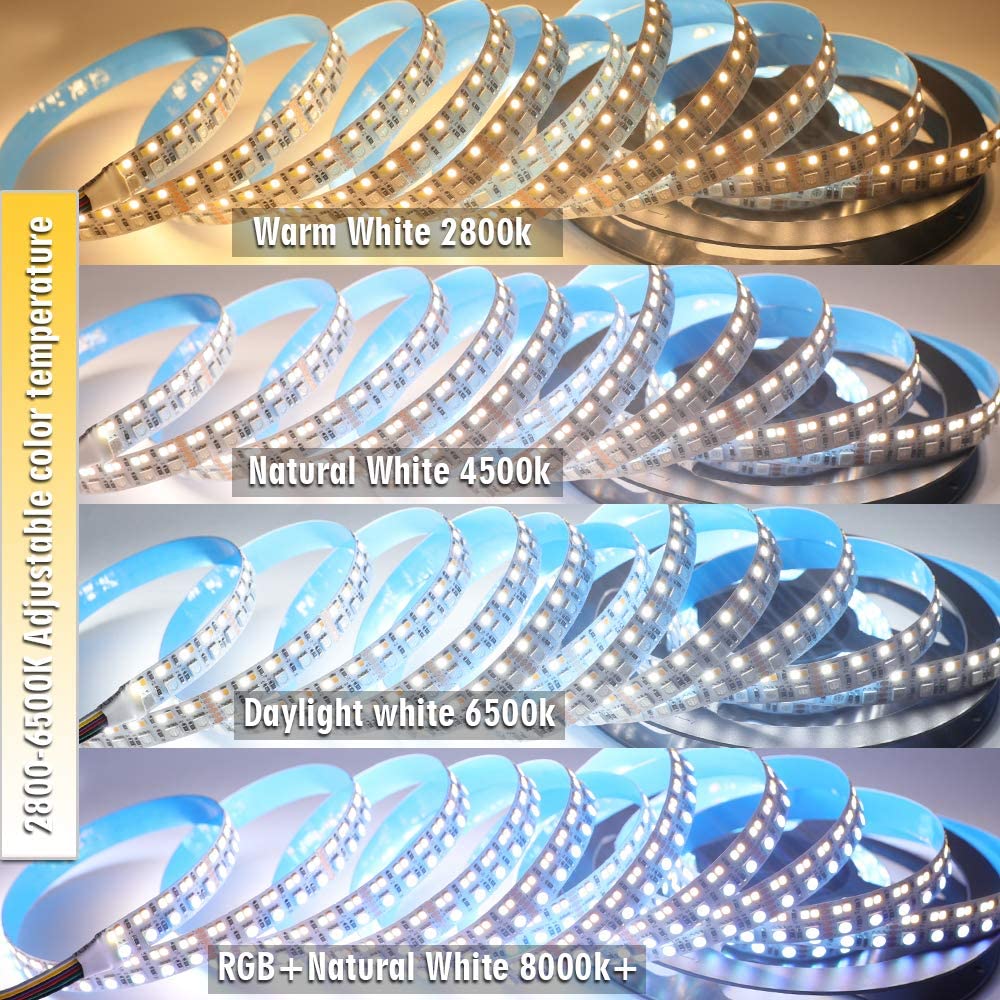 RGBCW Color Changing LED Light Strips - 15mm 24V/12V 5050+2835 LED - 270LEDs/m High Density RGBCW Color Changing LED Light Strips - 15mm 24V/12V 5050+2835 LED - 270LEDs/m High Density